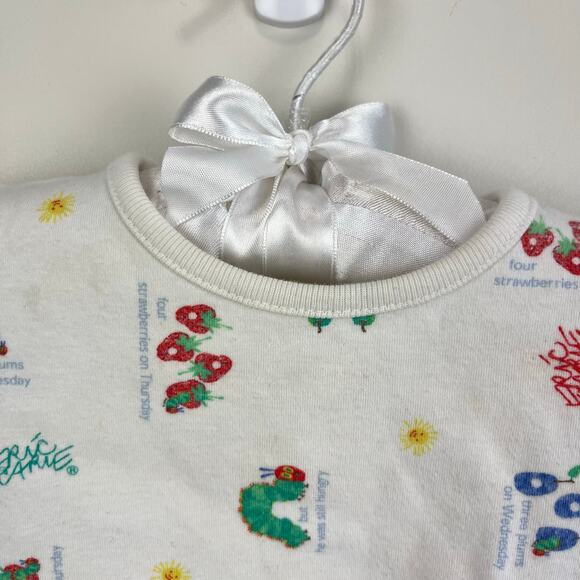 Vintage Y2K Carter's Eric Carle The Very Hungry Caterpillar T-Shirt 6-9 Months - Picture 3 of 8